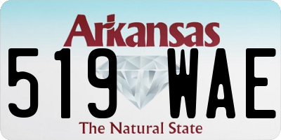 AR license plate 519WAE