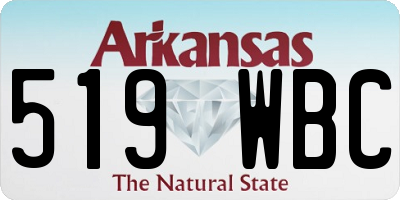 AR license plate 519WBC