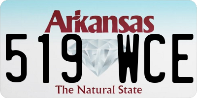 AR license plate 519WCE