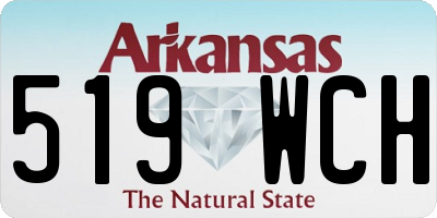 AR license plate 519WCH