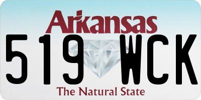 AR license plate 519WCK