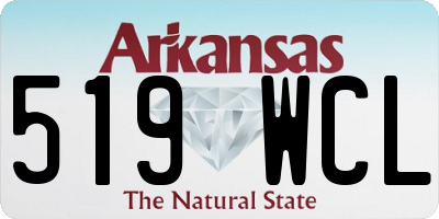 AR license plate 519WCL