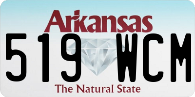 AR license plate 519WCM