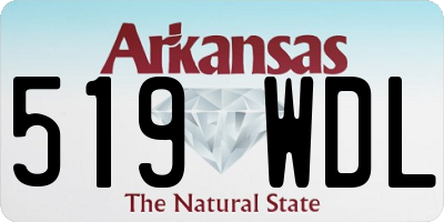 AR license plate 519WDL