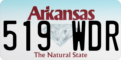 AR license plate 519WDR