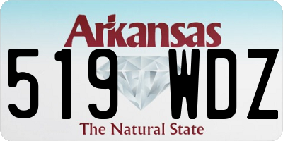 AR license plate 519WDZ