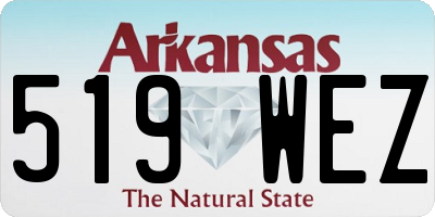 AR license plate 519WEZ