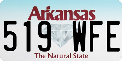 AR license plate 519WFE