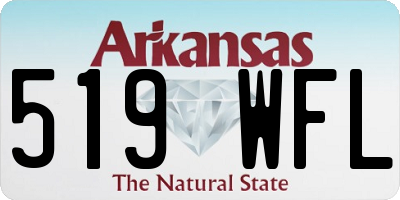 AR license plate 519WFL