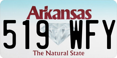AR license plate 519WFY