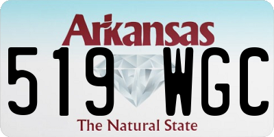 AR license plate 519WGC