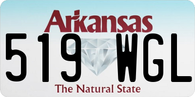 AR license plate 519WGL