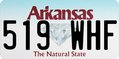 AR license plate 519WHF