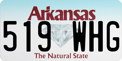 AR license plate 519WHG