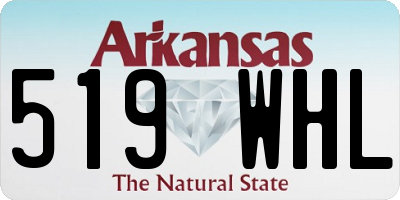 AR license plate 519WHL