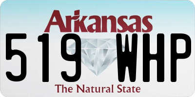 AR license plate 519WHP