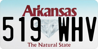 AR license plate 519WHV