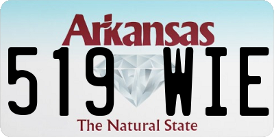 AR license plate 519WIE