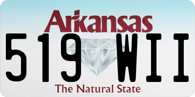 AR license plate 519WII