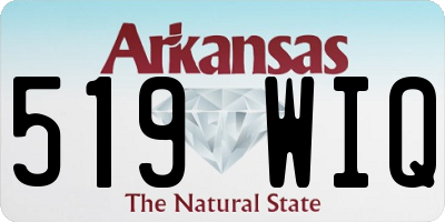 AR license plate 519WIQ