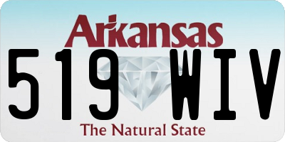 AR license plate 519WIV