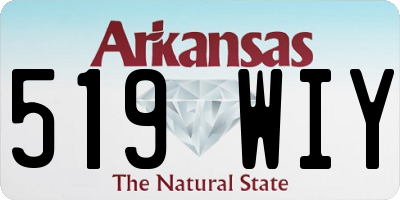 AR license plate 519WIY