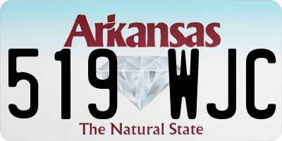 AR license plate 519WJC