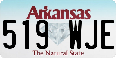 AR license plate 519WJE