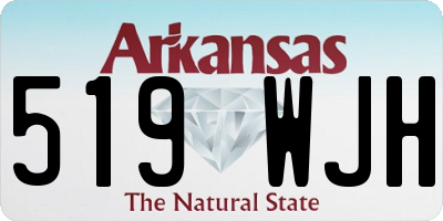 AR license plate 519WJH