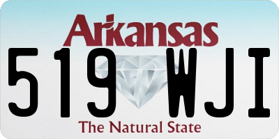 AR license plate 519WJI