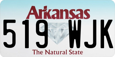 AR license plate 519WJK