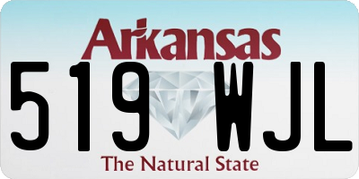 AR license plate 519WJL