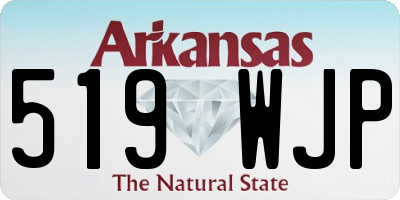 AR license plate 519WJP