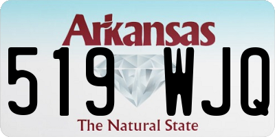 AR license plate 519WJQ
