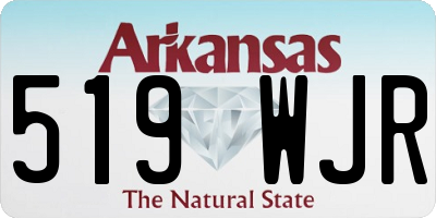 AR license plate 519WJR