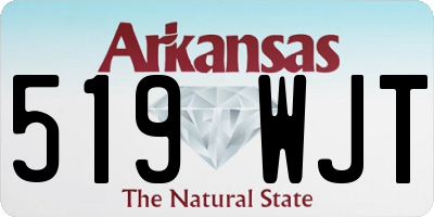 AR license plate 519WJT