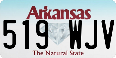 AR license plate 519WJV