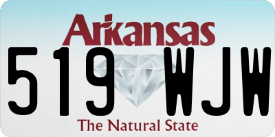 AR license plate 519WJW