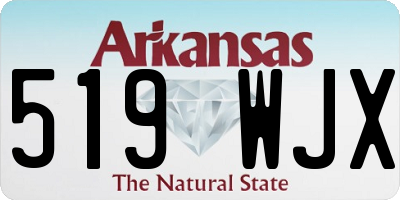 AR license plate 519WJX