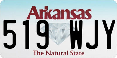 AR license plate 519WJY