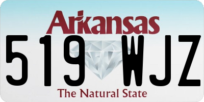 AR license plate 519WJZ