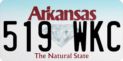 AR license plate 519WKC