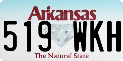 AR license plate 519WKH