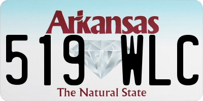 AR license plate 519WLC