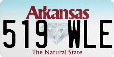 AR license plate 519WLE