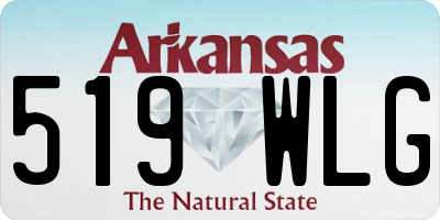 AR license plate 519WLG