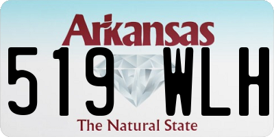 AR license plate 519WLH