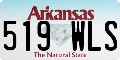 AR license plate 519WLS