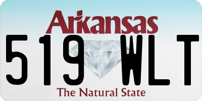 AR license plate 519WLT