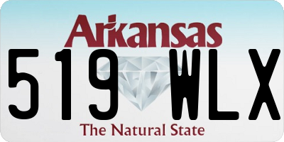 AR license plate 519WLX